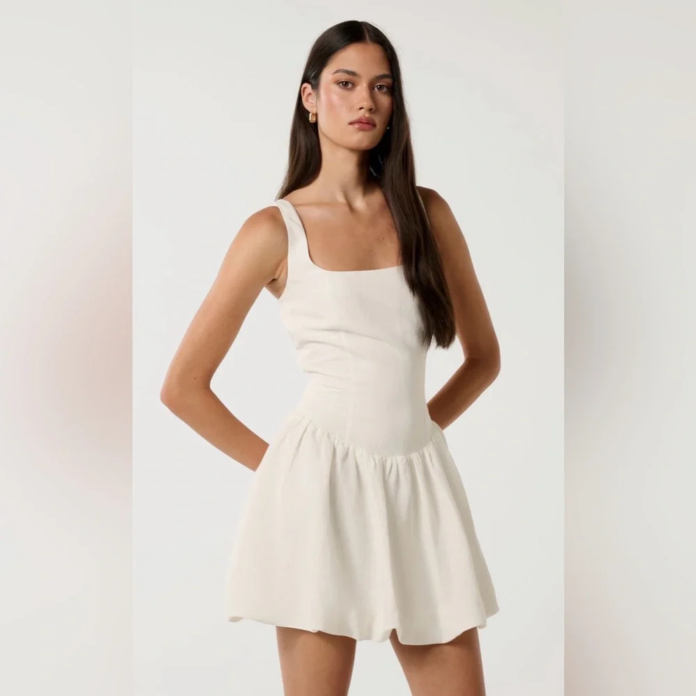 EVER NEW Heidi Bubble Hem Minidress - Picture 5 of 6